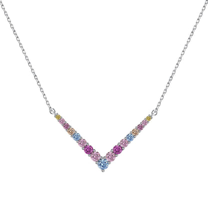 [Sparkling Aurora]Ornate Round Cut Necklace