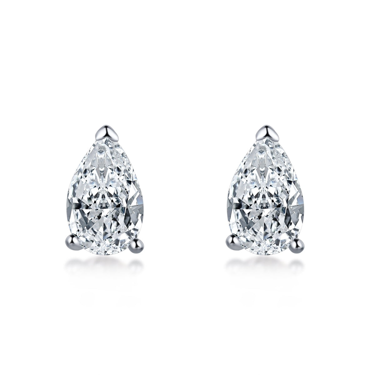 [Sparkling Aurora]Ornate Water Drop Shape Earrings