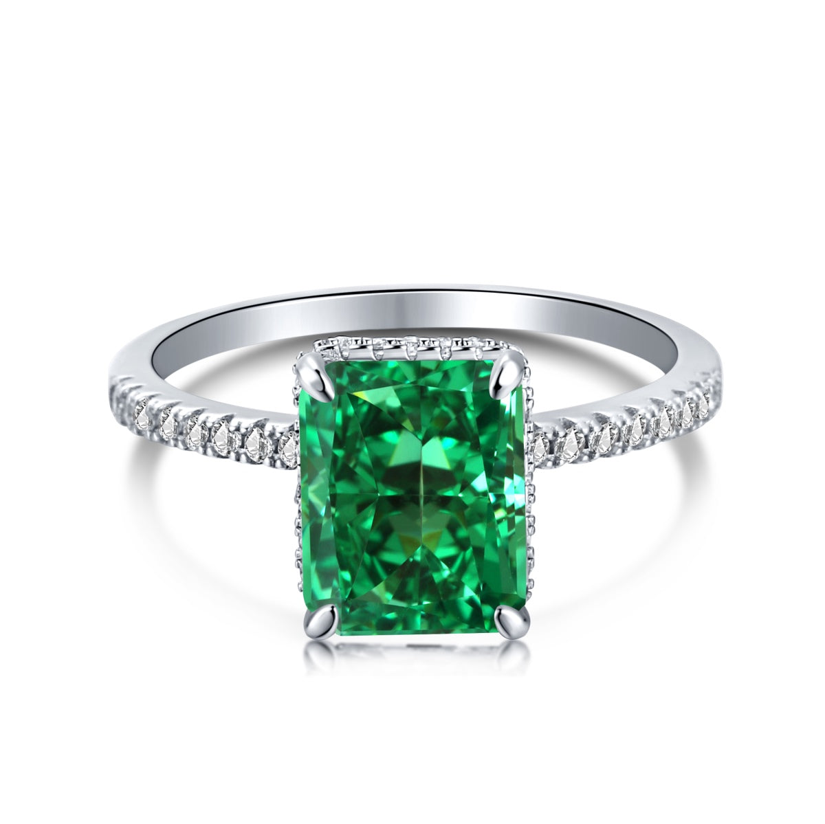 [Sparkling Aurora]4.0 Carat Luxurious Engagement Ring