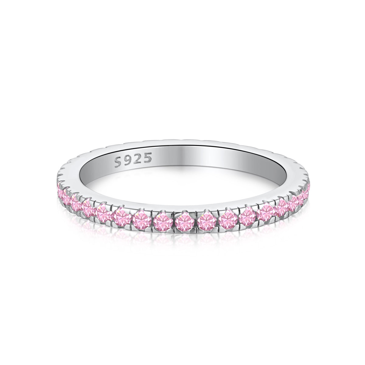 [Sparkling Aurora]Delicate Sparkling Round Cut Daily Ring