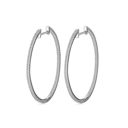 [Sparkling Aurora]Popular Large Hoop Earrings