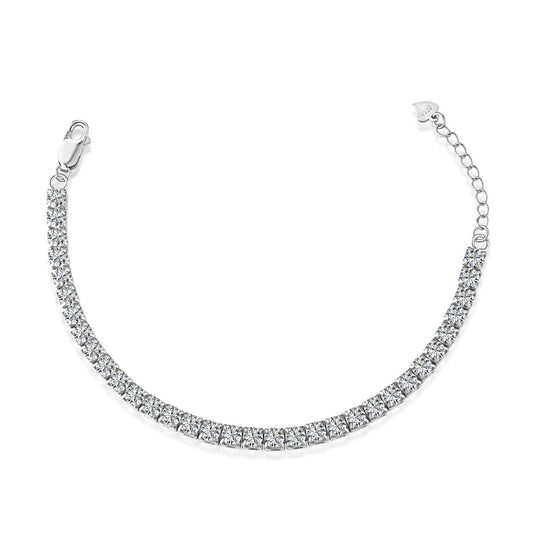 [Sparkling Aurora]Sparkling Radiant Princess Cut Tennis Bracelet