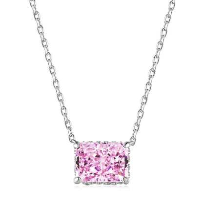 [Sparkling Aurora]Luxurious Square Shape Colorful Necalack