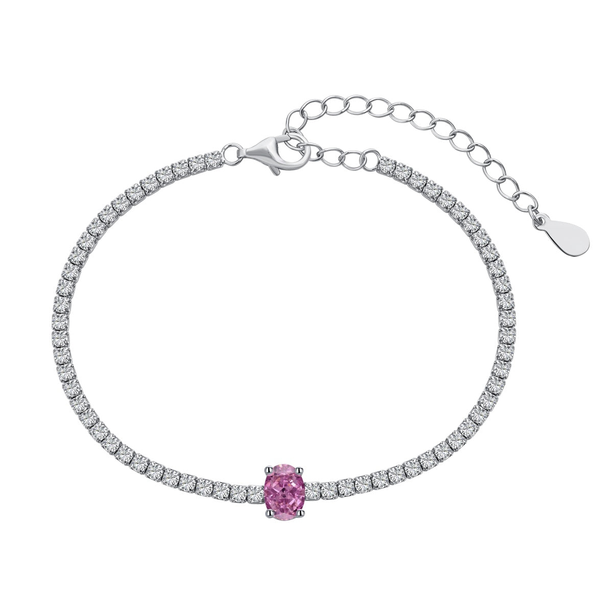 [Sparkling Aurora]0.75 Carat Exquisite Oval Cut Daily Bracelet