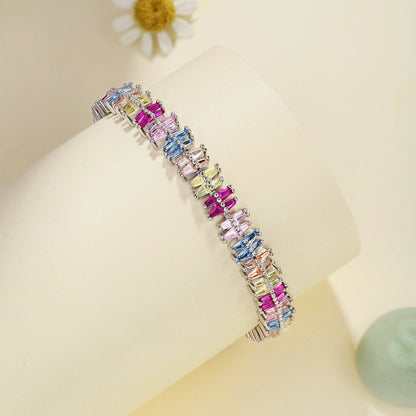 [Sparkling Aurora]Sparkling Exquisite Multi Cut Party Bracelet