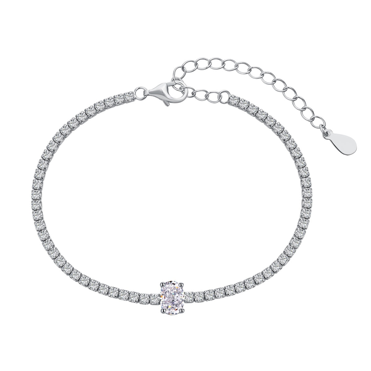 [Sparkling Aurora]0.75 Carat Exquisite Oval Cut Daily Bracelet