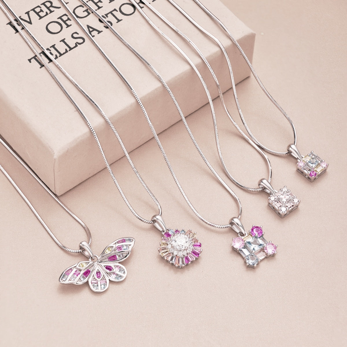 [Sparkling Aurora]Gorgeous Multi Colorful Necklace