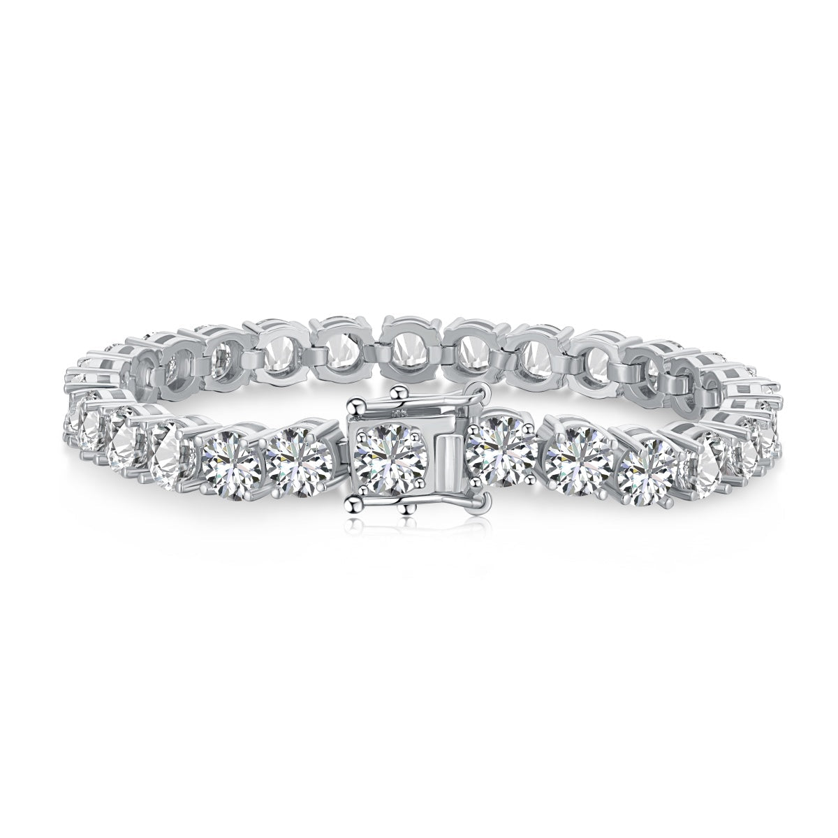 [Sparkling Aurora]0.75 Carat Dazzling Round Cut Wedding Bracelet