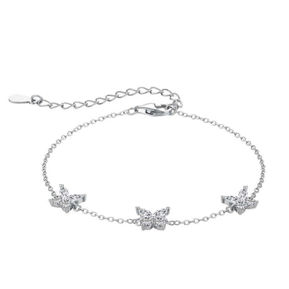 [Sparkling Aurora]Radiant Butterfly Shape Necklace