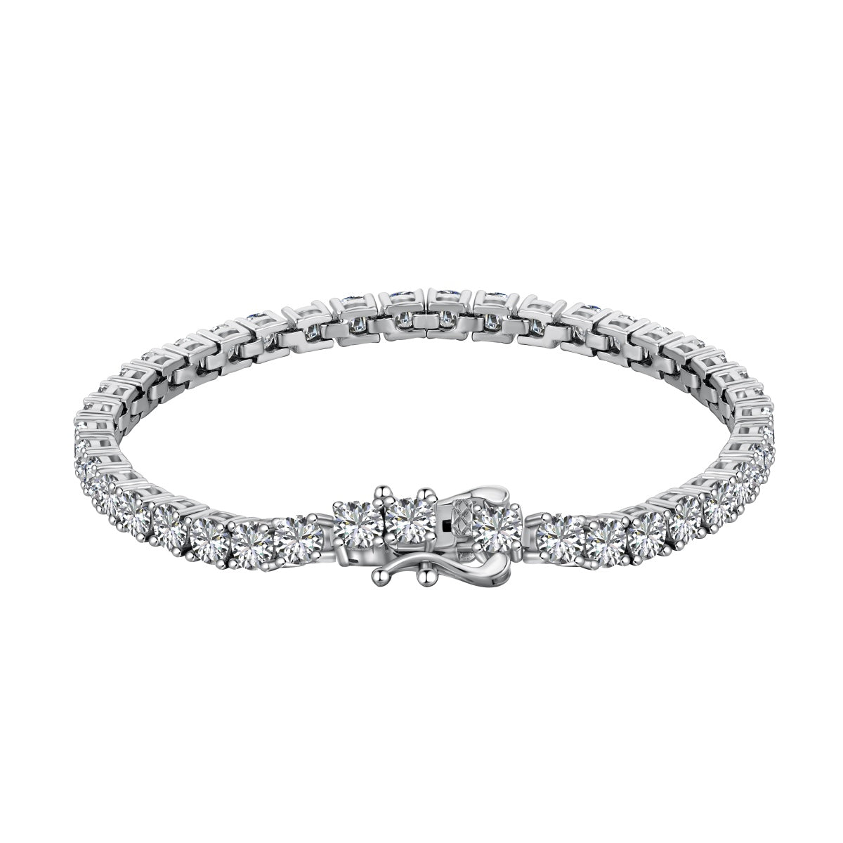 [Sparkling Aurora]Luxurious Ornate Round Cut Tennis Bracelet