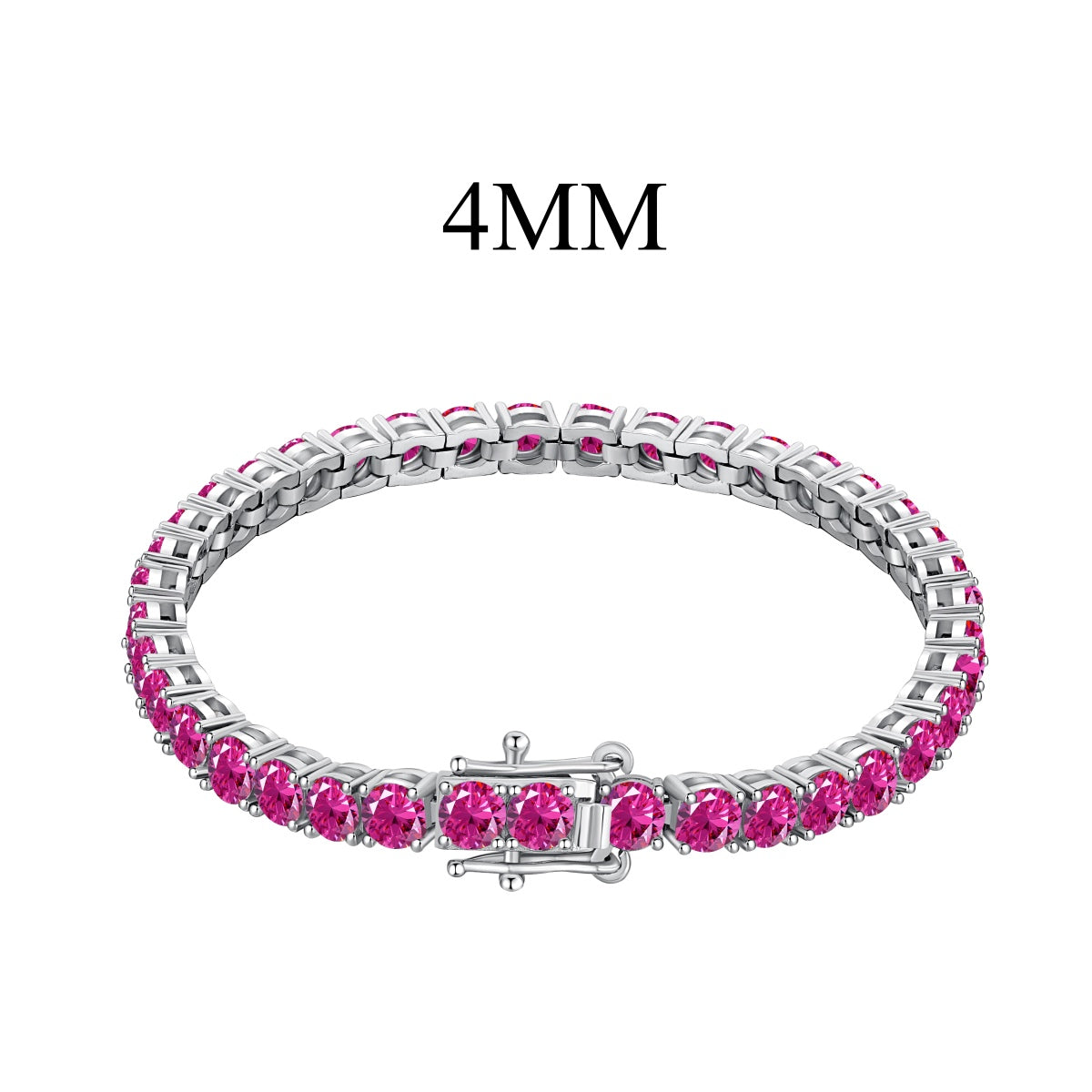 [Sparkling Aurora]Radiant Colorful Round Cut Party Bracelet