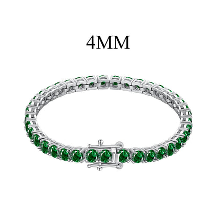 [Sparkling Aurora]Radiant Colorful Round Cut Party Bracelet