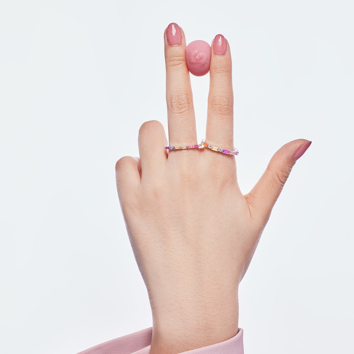 [Sparkling Aurora]Lively In Shades Elegant Radiant Cut Daily Ring