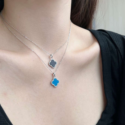 [Sparkling Aurora]Dainty Flower Shape Necklace