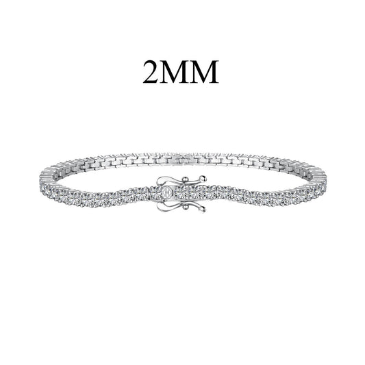 [Sparkling Aurora]Dazzling Exquisite Round Cut Daily Bracelet